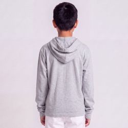 Tee shirt a capuche clair superman gris hy10342 Enfant SUPERMAN