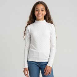 Haut manche longue beige/noir/rose p13 4-14 ans Enfant CXL BY CHRISTIAN LACROIX