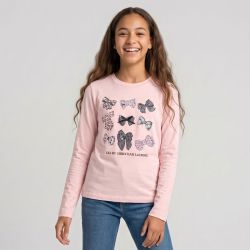 Haut manche longue noir/rose/blanc cl272 4-14 ans Enfant CXL BY CHRISTIAN LACROIX