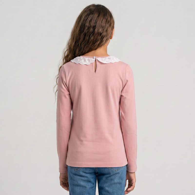 Haut manche longue blanc/rose marine cl270 4-14 ans Enfant CXL BY CHRISTIAN LACROIX