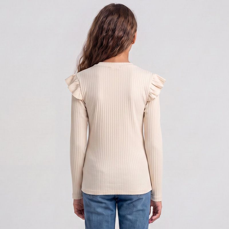 Haut manche longue beige/ noir/ rose p12 4-14 ans Enfant CXL BY CHRISTIAN LACROIX