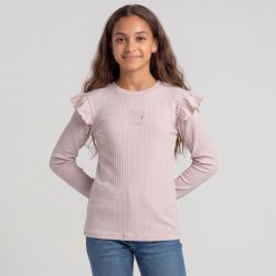 Haut manche longue beige/ noir/ rose p12 4-14 ans Enfant CXL BY CHRISTIAN LACROIX