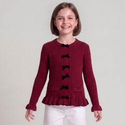 Pull blanc/noir/bordeaux/beige kb008 4-12 ans Enfant CXL BY CHRISTIAN LACROIX