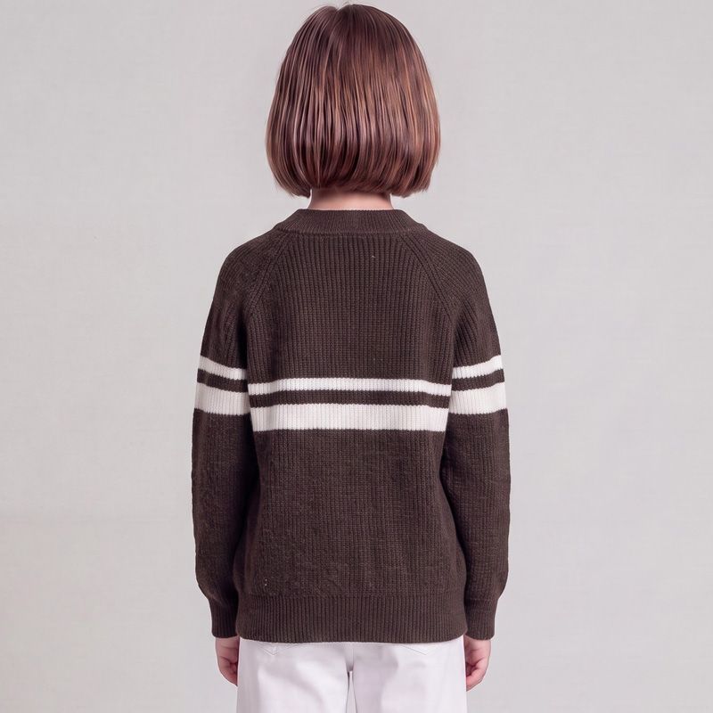 Pull gris/bleu/marron cb008 4-12 ans Enfant CXL BY CHRISTIAN LACROIX