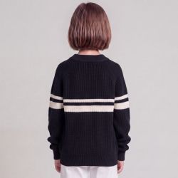 Pull gris/bleu/marron cb008 4-12 ans Enfant CXL BY CHRISTIAN LACROIX