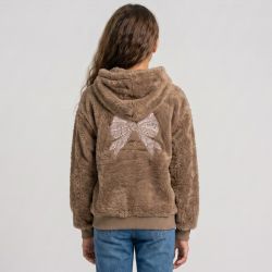 Veste polaire blanc/rose/marron cl279 4-14ans Enfant CXL BY CHRISTIAN LACROIX