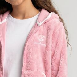 Veste polaire blanc/rose/marron cl277 4-14 ans Enfant CXL BY CHRISTIAN LACROIX
