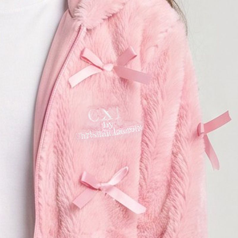 Veste polaire blanc/rose/beigecl278 4-14 ans Enfant CXL BY CHRISTIAN LACROIX