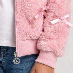 Veste polaire blanc/rose/beigecl278 4-14 ans Enfant CXL BY CHRISTIAN LACROIX