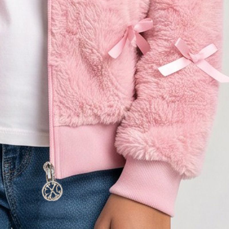 Veste polaire blanc/rose/beigecl278 4-14 ans Enfant CXL BY CHRISTIAN LACROIX
