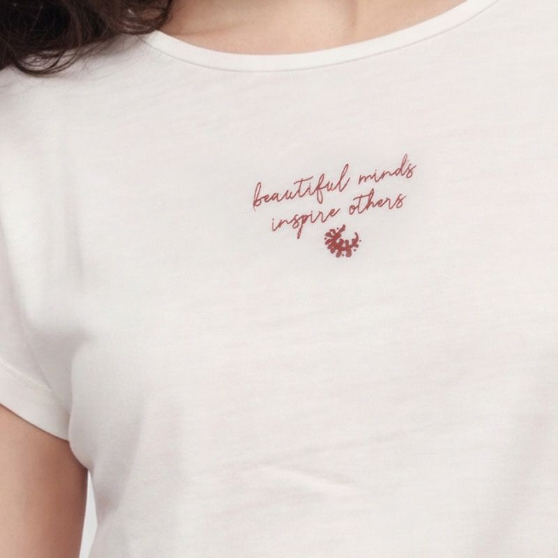 Tee shirt marron cassidy 11123429c Femme LES TROPEZIENNES PAR M.BELARBI