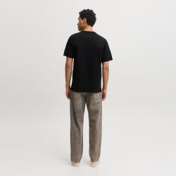 Tee shirt jjcleveland black 12298439 4574 Homme JACK & JONES