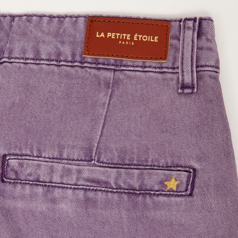 Pantalon parme presley p102521t0h Femme LA PETITE ETOILE
