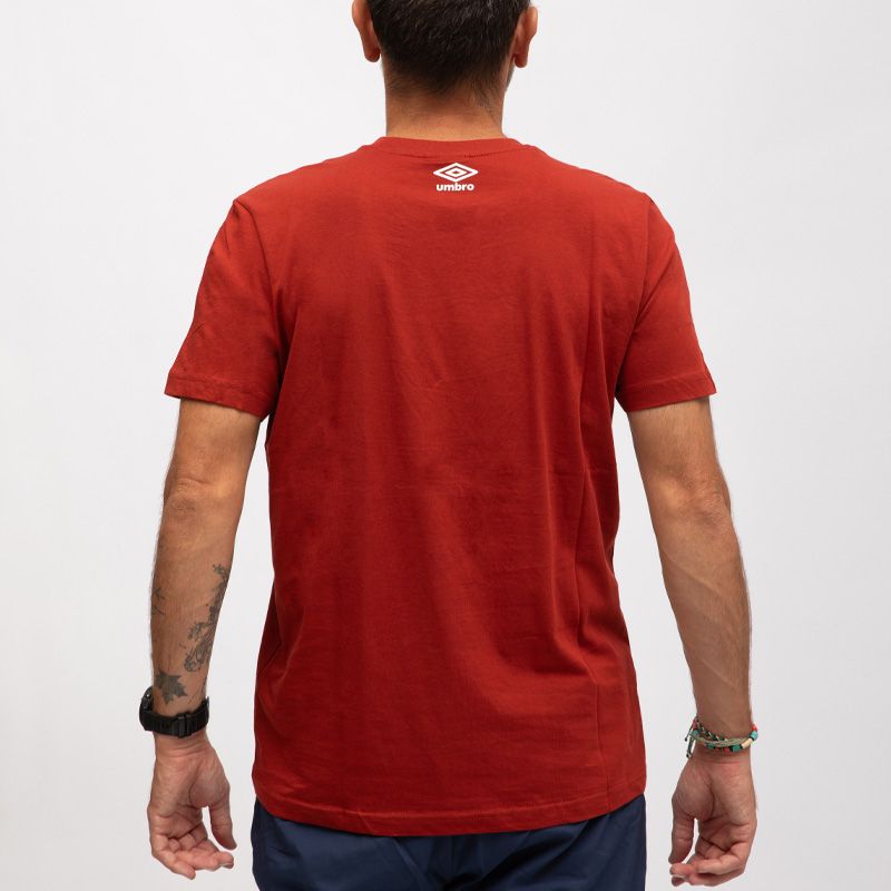 Tee shirt rouge ocre umr1tr95786260/0/43 Homme UMBRO