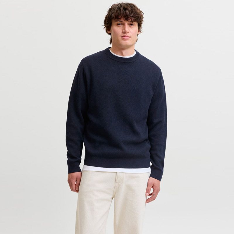 Pull jwhmilano greige 12284507 4573 Homme JACK & JONES
