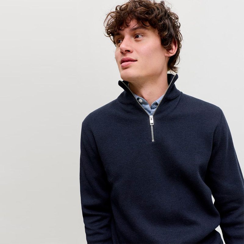 Pull jwhmilano stitch stone gray 12284509 4573 Homme JACK & JONES