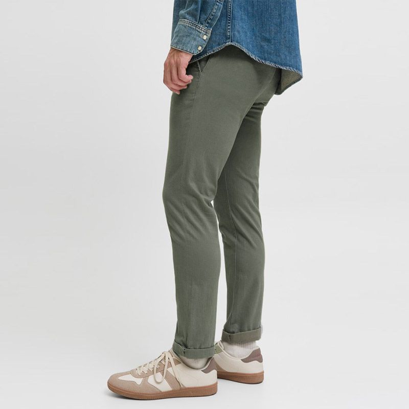 Pantalon chino avec ourlets coton bolton bowie Homme JACK & JONES
