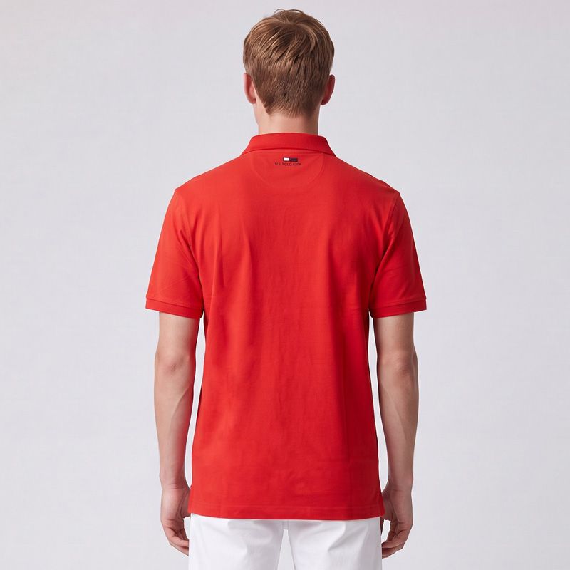 Polo jersey bleuette Homme US POLO