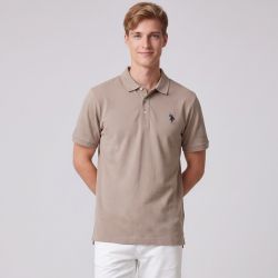 Polo jersey bleuette Homme US POLO