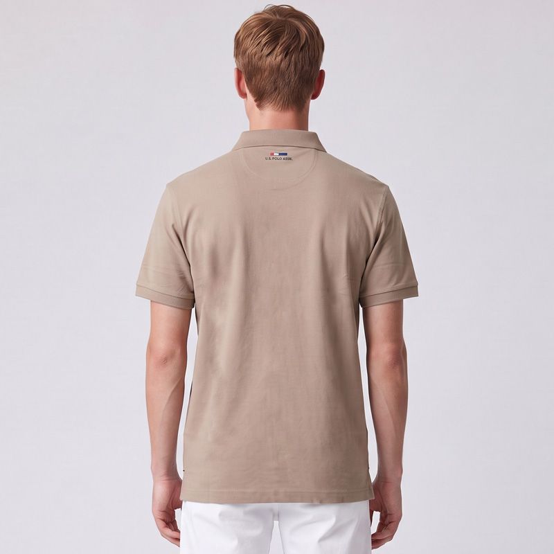 Polo jersey bleuette Homme US POLO