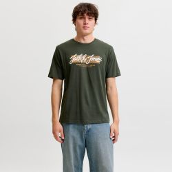 Tee shirt capuche coton imprimé Homme JACK & JONES
