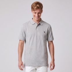 Polo coton gris 61051000 Homme US POLO