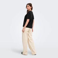T-shirt onlhappy black 15378843 4601 Femme ONLY