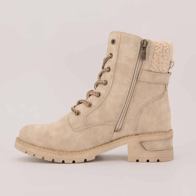 Bottines taupe 1590060002 t36/41 Femme TOM TAILOR