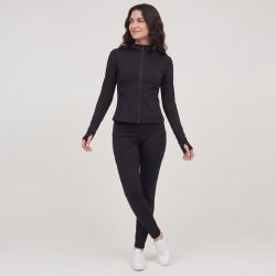 Ensemble de sport noir/bleu/camel hc03 s-xl Femme HERITAGE COUTURE