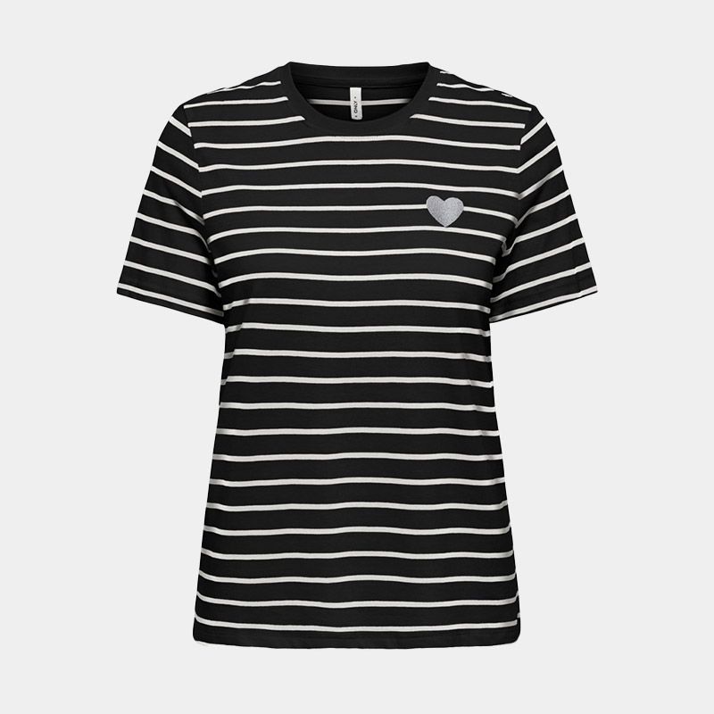T-shirt onlliva black 15353397 4601 Femme ONLY