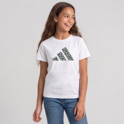 TEE SHIRT BLANC IMPRIME JG ANIMAL T KA2986