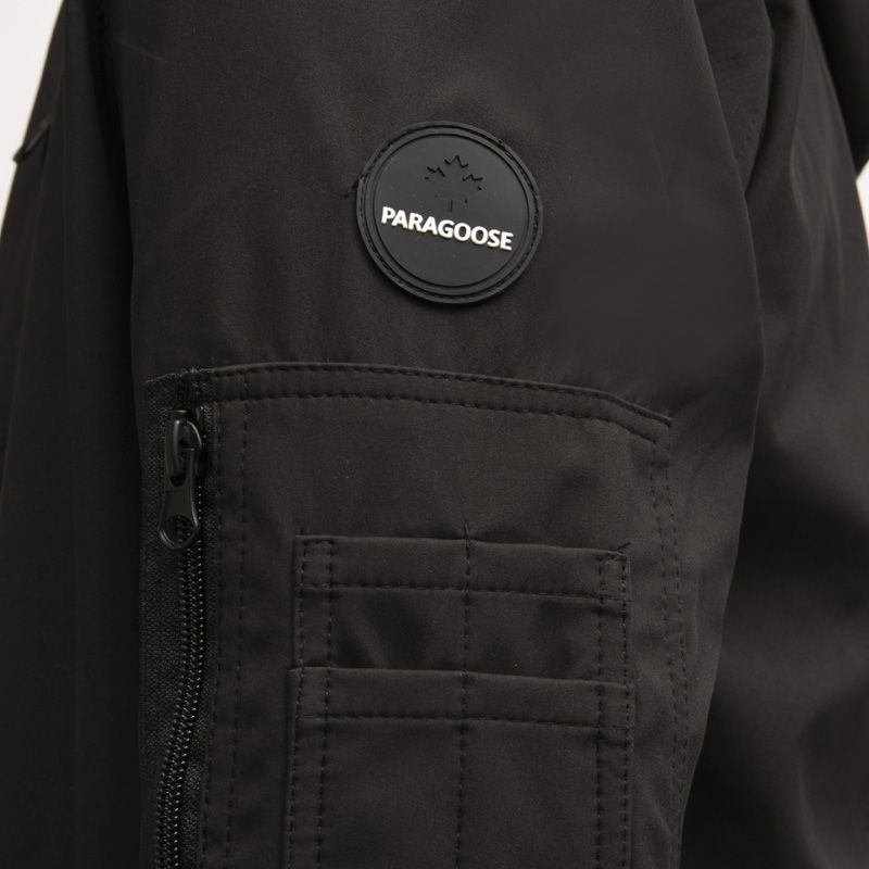 Parka longue noir dwight/black Homme PARAGOOSE