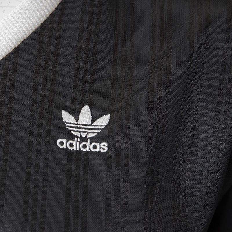 Robe tee shirt noir col v ss dress jd2599 Femme ADIDAS