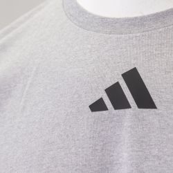 Tee shirt gris chine moyen m ss pregame a jx4455 Homme ADIDAS