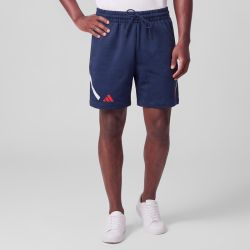 Short sport bleu marine ffr trvl sho m jm2757 Homme ADIDAS