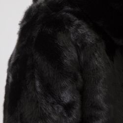 Veste zippee a capuche fourrure wz-03 Femme HERITAGE COUTURE