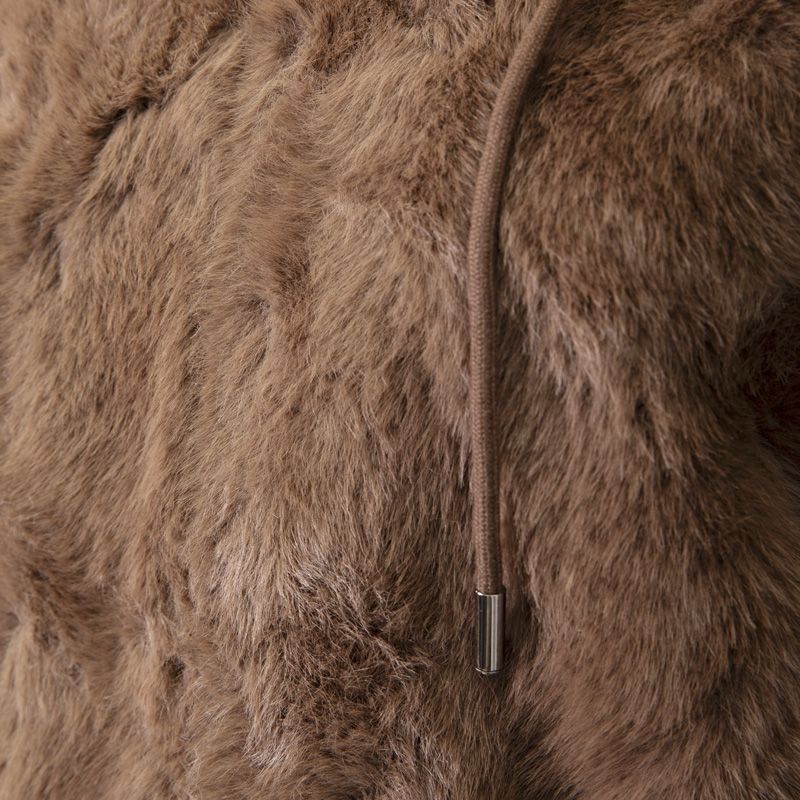 Veste zippe a capuche fourrure wz-08 Femme HERITAGE COUTURE