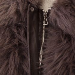 Blouson simili cuir a fourrure wz-02 Femme HERITAGE COUTURE