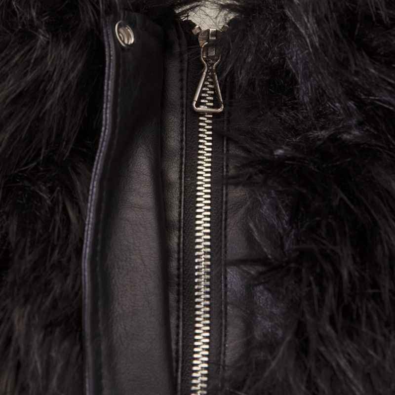 Blouson simili cuir a fourrure wz-02 Femme HERITAGE COUTURE