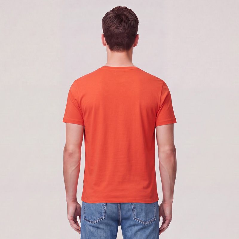 Tee shirt col rond uni avec logo Homme REDSKINS