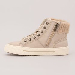 Basket montante cognac fourrure 15m011200300 t36/41 Femme MUSTANG