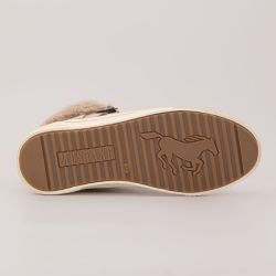 Basket montante cognac fourrure 15m011200300 t36/41 Femme MUSTANG