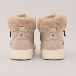 Basket montante cognac fourrure 15m011200300 t36/41 Femme MUSTANG
