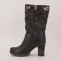 Bottes a talon multi black 15m016201700 t36/41 Femme MUSTANG