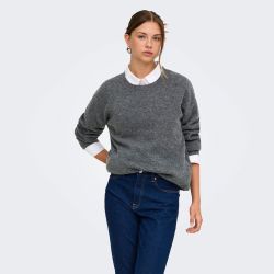 PULL ONLOLIVIA LS DARK GREY MELANGE 15380548 4572
