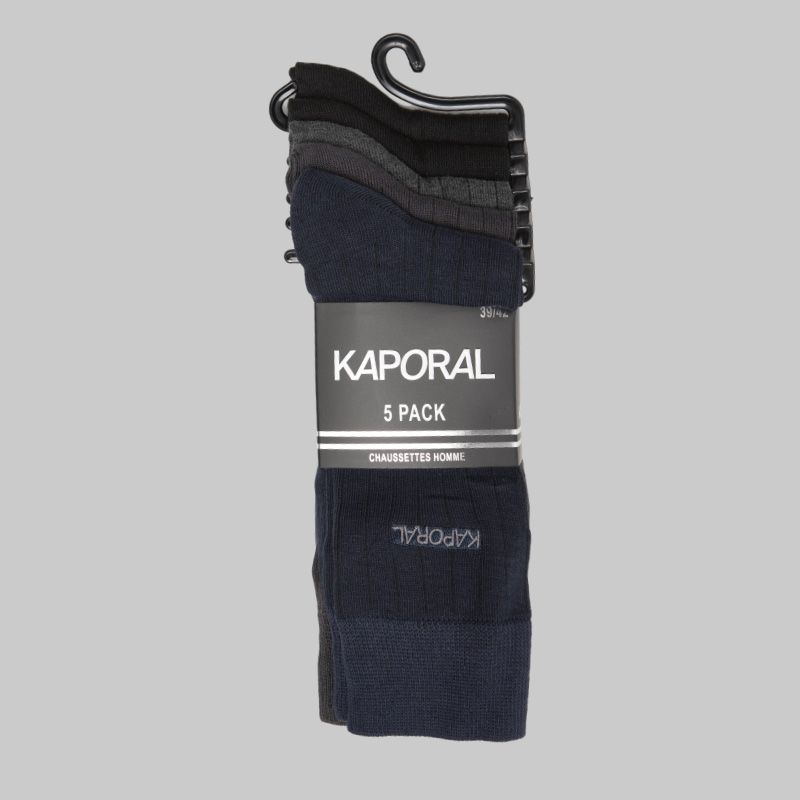 Lot de 5 paires de chaussettes wiltor Homme KAPORAL