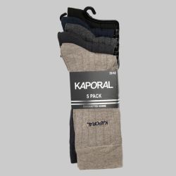 Lot de 5 paires de chaussettes wiltor Homme KAPORAL