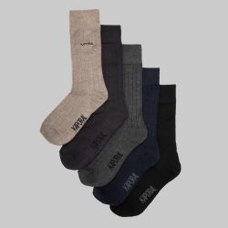 Lot de 5 paires de chaussettes wiltor Homme KAPORAL