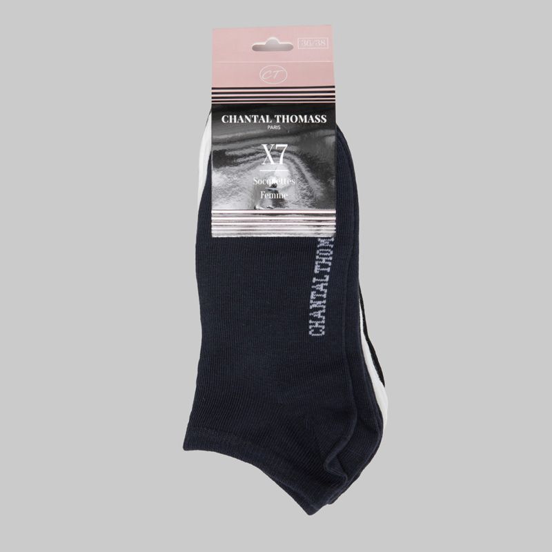 Lot de 7 paires de socquettes calimara Femme CHANTAL THOMASS