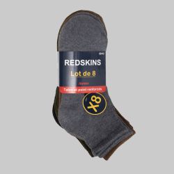 Lot de 8 paires de socquettes cyrian Homme REDSKINS